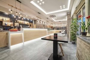 Modeling e Design Bar Esso progettati per layout.