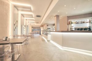 Modeling e Design Bar Europa progettati per layout.